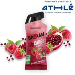 Baouw Gel énergétique Bio 44gr – framboise grenade