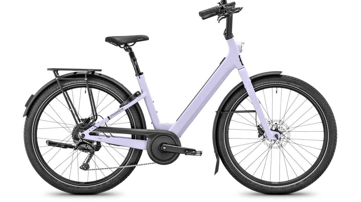 Moustache Lundi 27 Chaîne ( Bosch Hub Line, 360Wh) – Lavande Mat